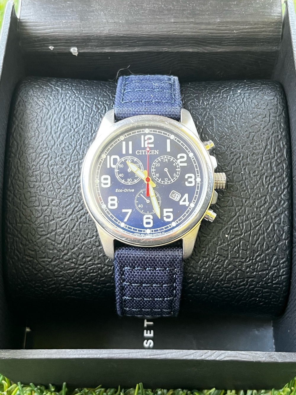 Citizen Chandler Eco-Drive military chronograph watch (discontinued)